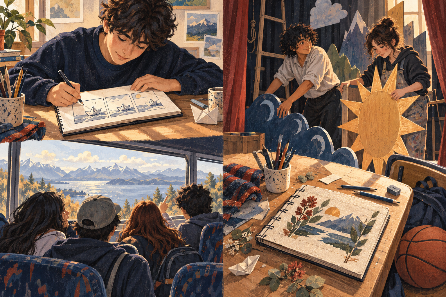 Ilustración generada con IA · Escena ficticia